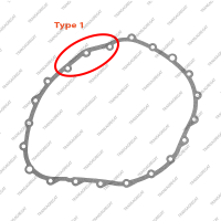 Прокладка межкорпусная (тип 1, 21 отверстие, бумажная)*