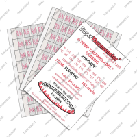 Наклейки температурные (комплект из 16шт., 99°C-138°C)