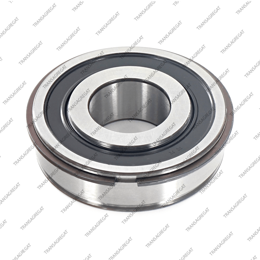 Подшипник входного вала №2 задний (27x65x19.0, шариковый, со стопорным кольцом)